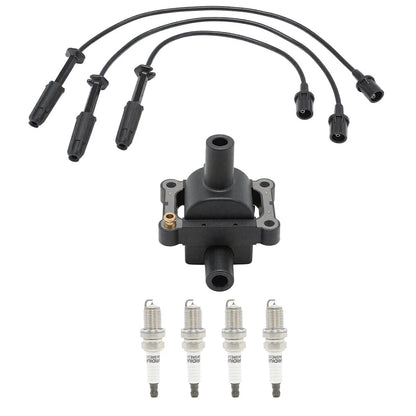 Ignition Coil and Spark Plug Kit for MB C Class SL S E C36 AMG (1993–1996) - 18085149, UF137, A0001587503, 0001500280