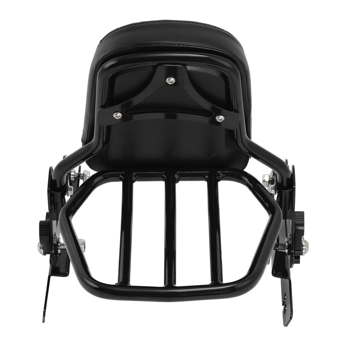 Sissy Bar Backrest Luggage Rack for Harley Dyna Street Bob (2006–2017) Black