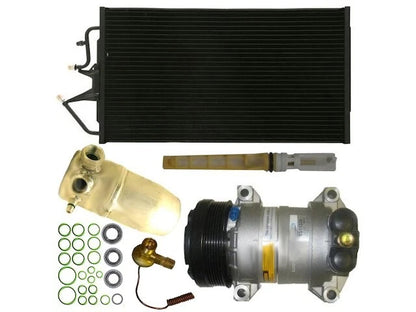 A/C Compressor and Condenser Kit for GMC K2500 Suburban (1996–1999) 25627MYPC