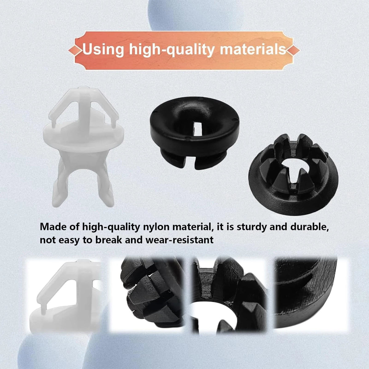 3X Car Hood Support Prop Rod Clips for Universal Fit (2010–2023)