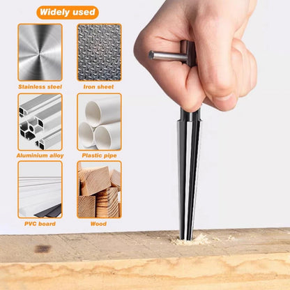 2Pcs Bridge Pin Reamer Set for Guitar T Handle Taper Reamer