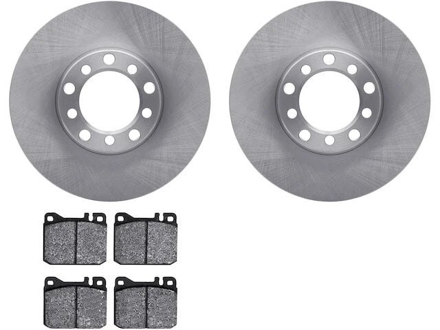 Brake Pad and Rotor Kit for Mercedes 450SEL (1973–1979) 69736TDWB