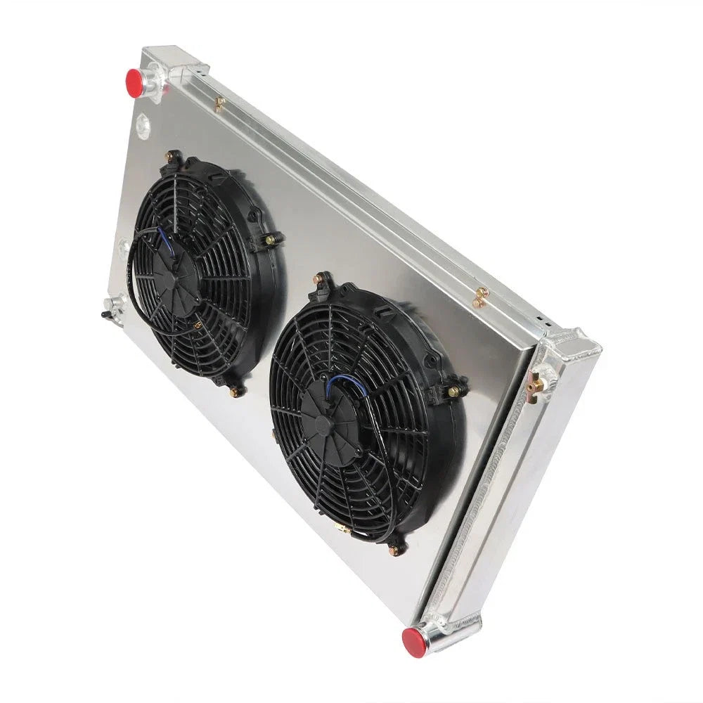 3 Row Radiator with Shroud Fan for Chevy GMC C/K 10/20/30 (1973–1991)