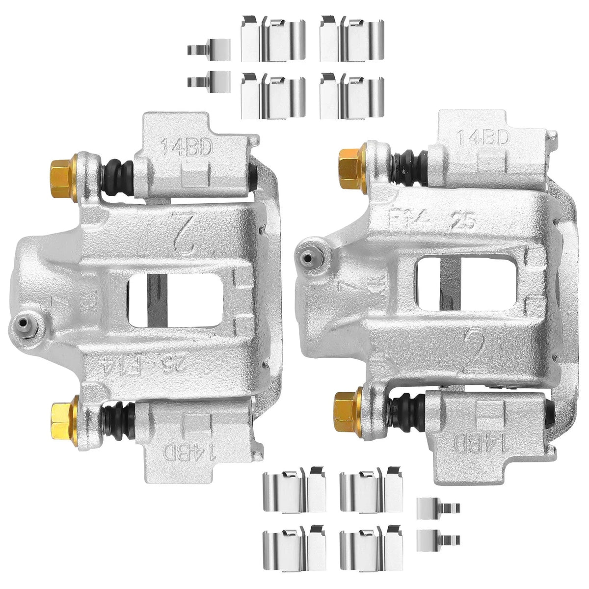 Rear Brake Calipers w/Brackets for Toyota 4Runner (2003–2009)