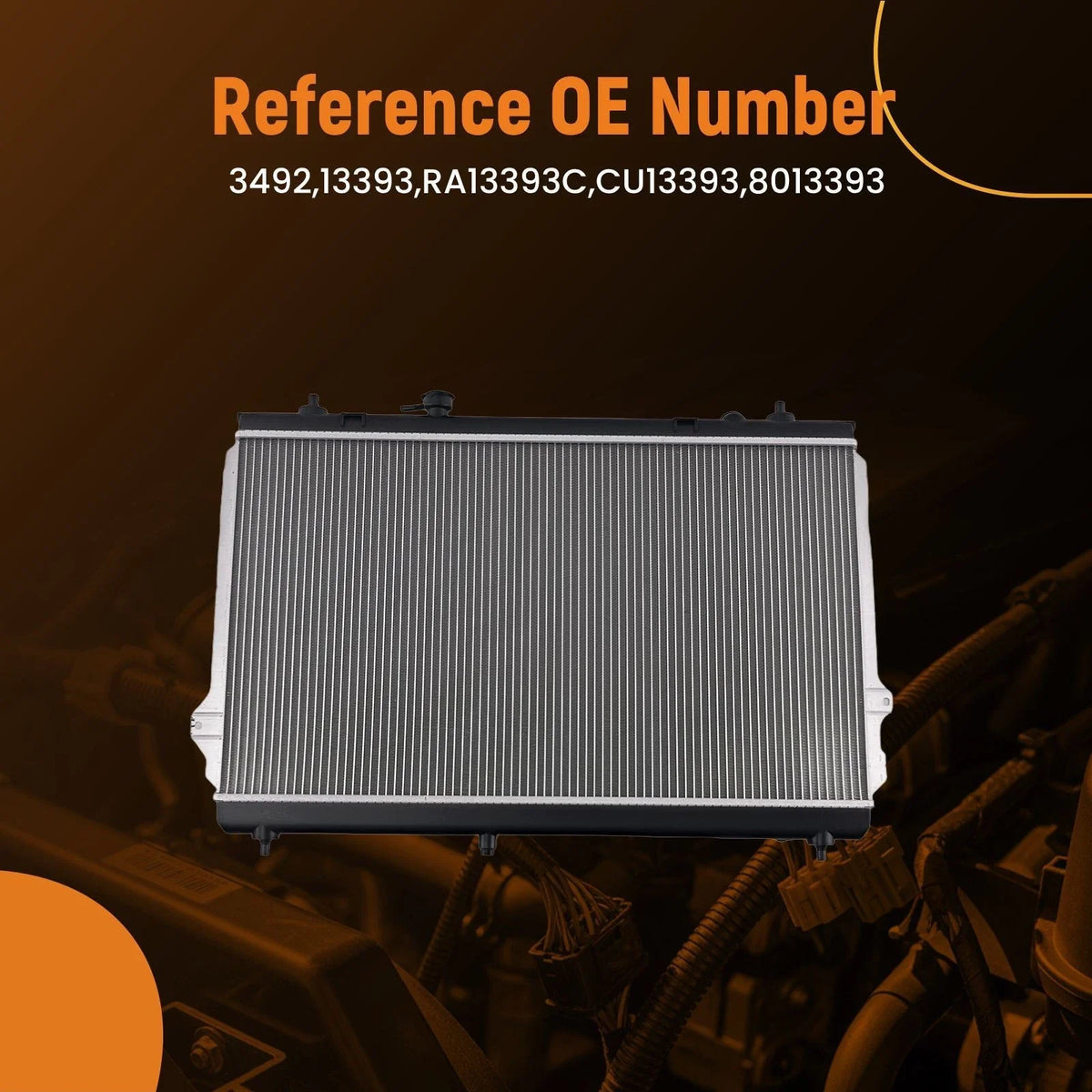 Coolant Radiator Assembly for Kia Sedona (2011–2014) 13393 Direct Fit