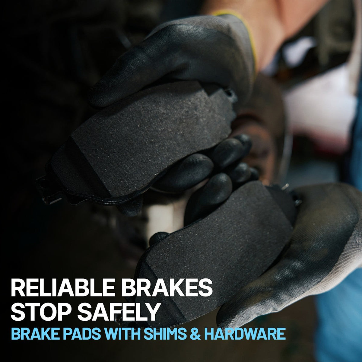 Rear Ceramic Brake Pad Set for Kia Sedona, Hyundai Entourage
