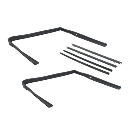 Set of 6 Window Sweep & Run Channel Seal Rubber for GMC Chevy Blazer (1982–1994)
