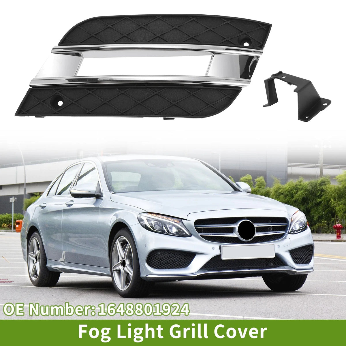 1 Pc Fog Light Grill for Mercedes Benz ML450 (2009–2011) No. 1648801924