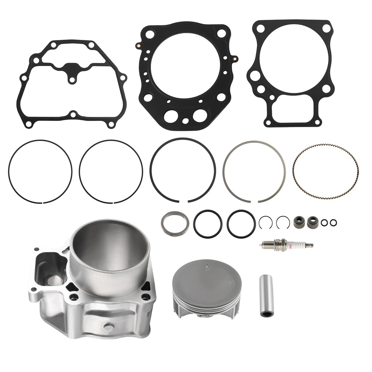 Cylinder Piston Top End Rebuild Kit for Honda TRX520 Foreman (2020–2024) VIX4TL, 12100-HR6-B00, 13101-HR6-B00