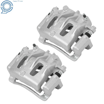 Set of 2 Brake Calipers with Bracket for Hyundai Santa Fe (2007–2016)