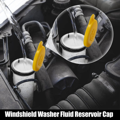 2X Windshield Washer Fluid Reservoir Tank Bottle Cap for Ford (1488251)