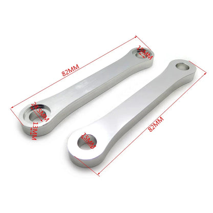 Lowering Links Kit for Kawasaki KL KLR 650 (1987–2007) - Silver