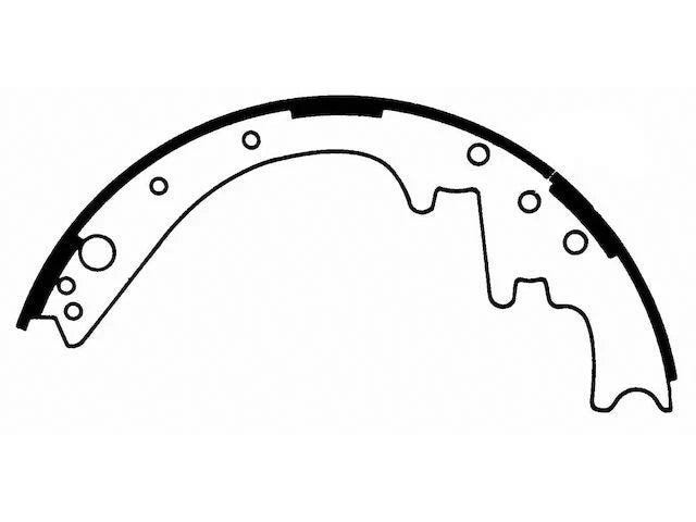 Brake Shoe Set Front for Chrysler Newport (1963–1964, 1967–1971) 23213GPGN
