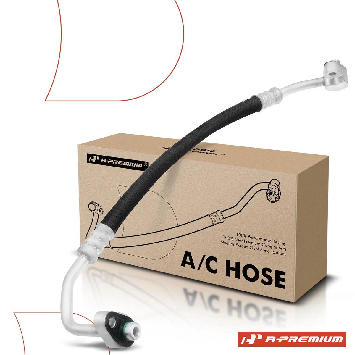 A-Premium A/C Discharge Line Hose Assembly for Dodge Journey (2009–2010) 5058541AB, HA113863C