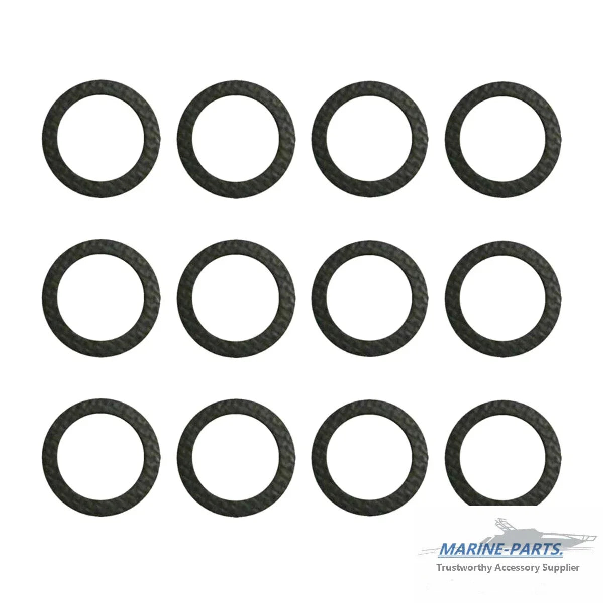 12pc Lower Gearcase Drain Gasket for Mercury MerCruiser (Replaces 12-19183, 18-2945)