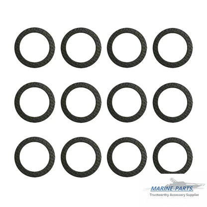 12pc Lower Gearcase Drain Gasket for Mercury MerCruiser (Replaces 12-19183, 18-2945)