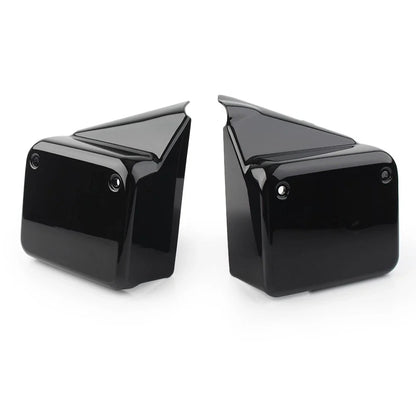 Set of 2 Black Side Battery Cover Guards for Honda VT750 Shadow Spirit (2000–2009)