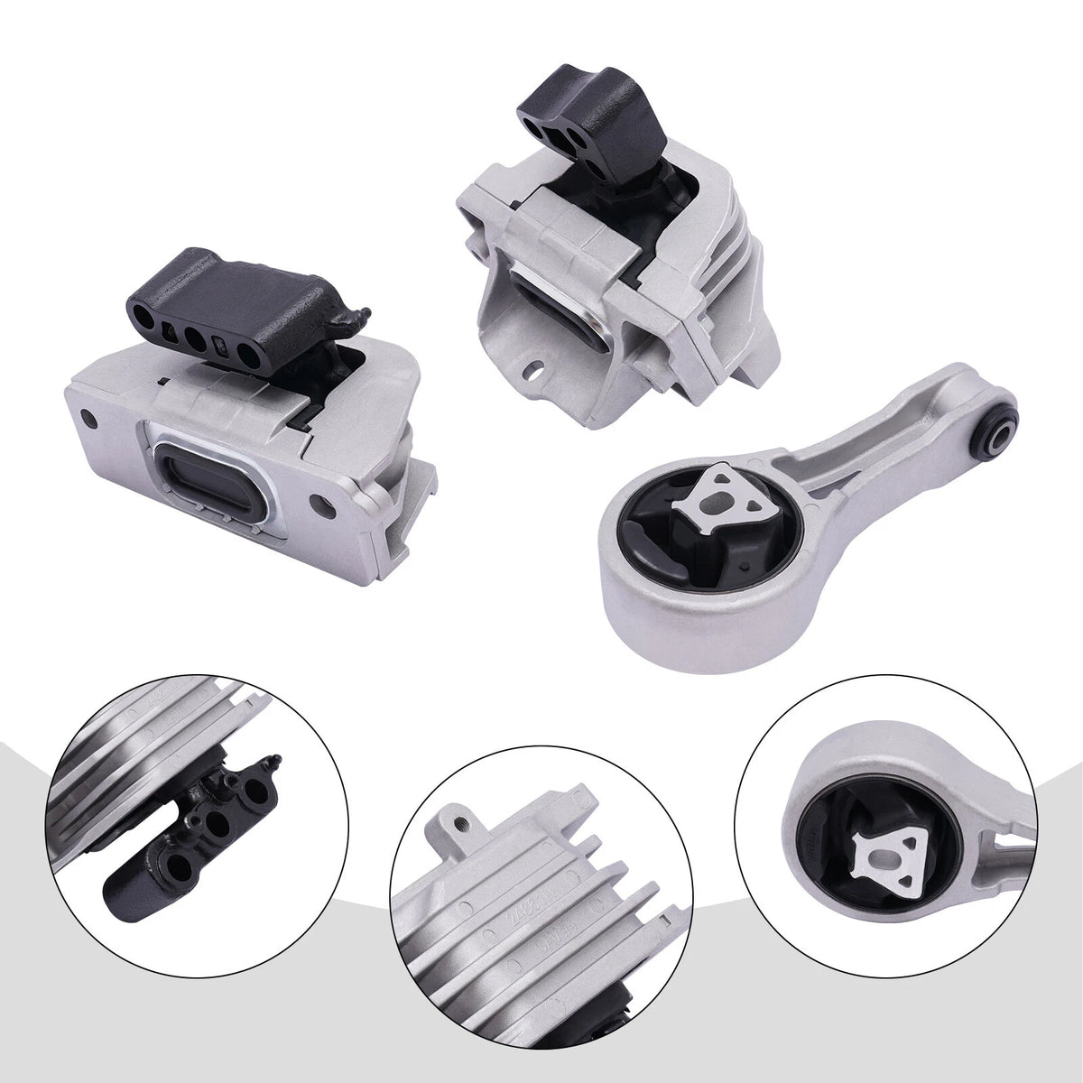 3pc Motor & Trans Mount Kit for Dodge Journey (2011–2016) A5686 A5754 A5687