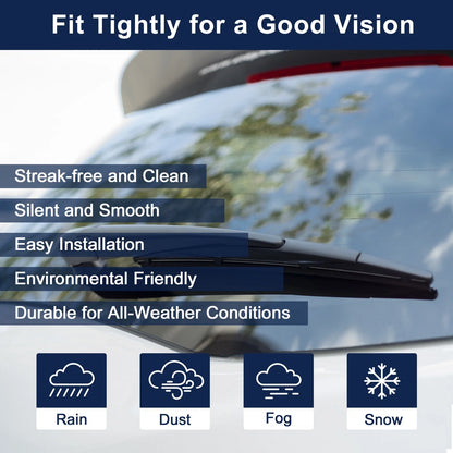 2pcs Rear Windshield Wiper Blade for Chevrolet Tahoe (2007–2013)