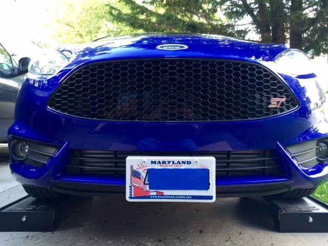 License Plate Bracket Removable for 2014-2017 Ford Fiesta ST