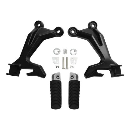 Rear Passenger Footrests Foot Peg Brackets for Kawasaki Ninja 650 Z650 (2017–2025)