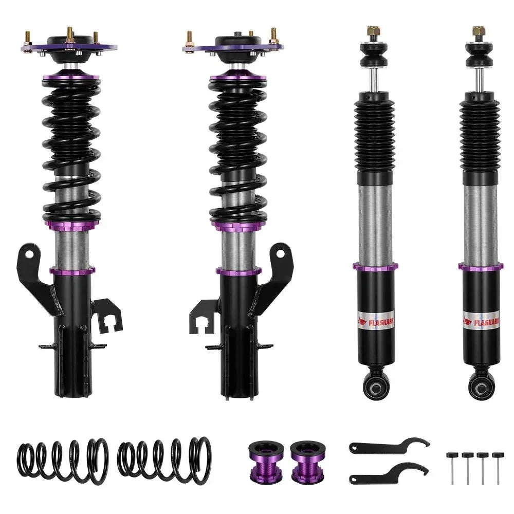 32 Way Adjustable Coilover Suspension Kit for Nissan Versa Sedan (2007–2011)