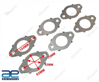 Exhaust Manifold Gasket Set of 6 for Cummins 3.9 5.9 & 6.7 6BT 24V ISB ISBe