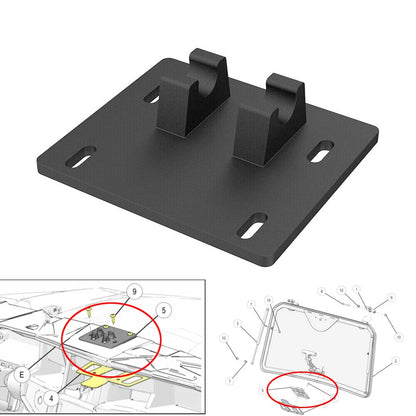 Glass Tip-Out Full Windshield Base Bracket for Polaris General (5452826)