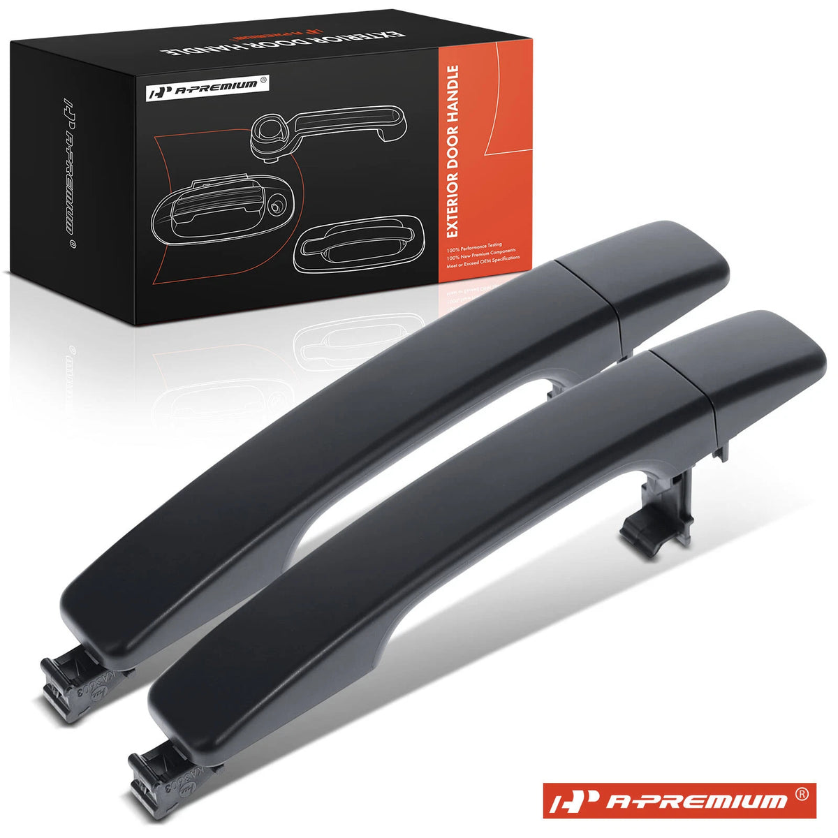 2X Rear Exterior Door Handle for Kia Soul (2014–2019) 83661-B2010, 83662-B2010