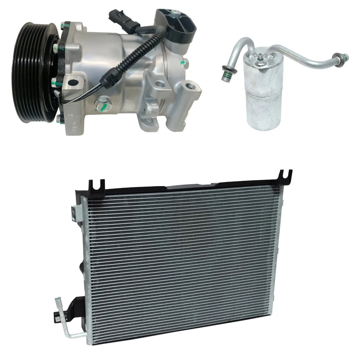 A/C Compressor Kit with Condenser for Ram 2500 (2001–2001)