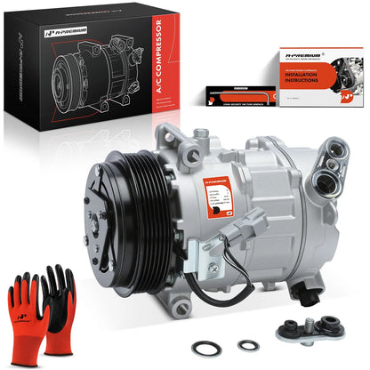 A/C Compressor with Clutch for Jeep Grand Cherokee (2014–2021) 68103197AA, 68103197AB, 68103197AC, 68103197AD, 68103197AE, 198314