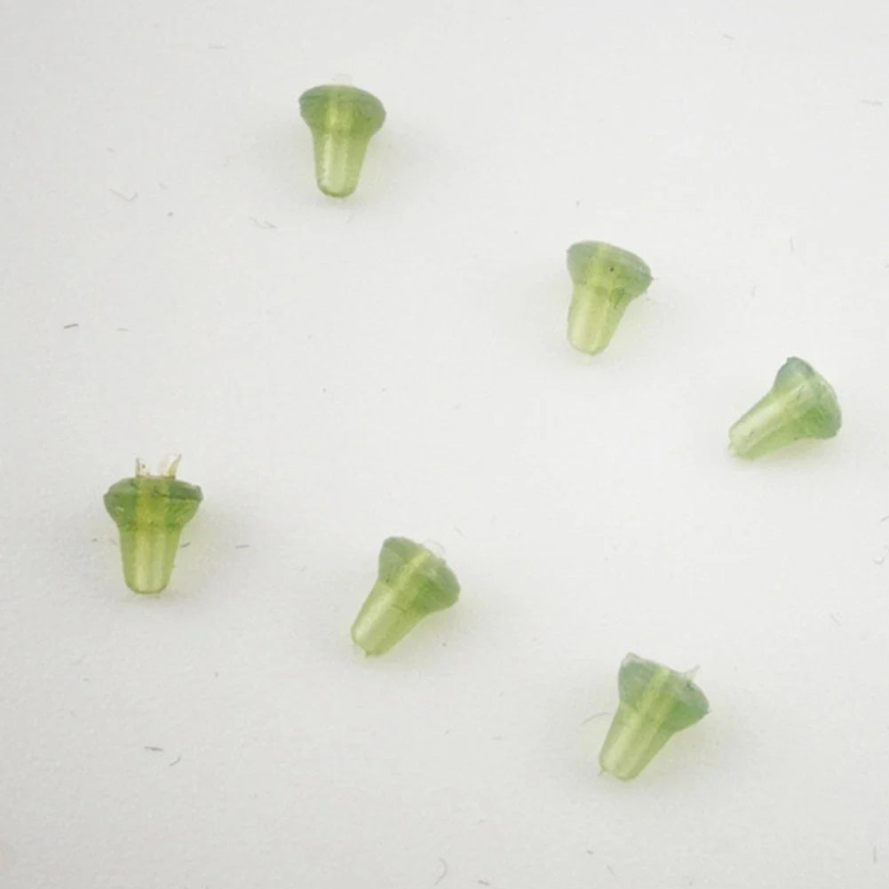Fishing Beads Set of 2 Clear Green & Clear White for Carp Fishing