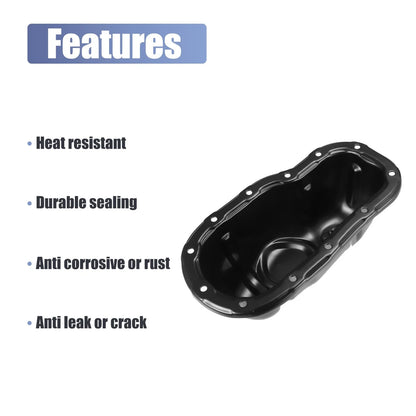 Engine Oil Pan No. 12102AD010 for Toyota 4Runner (2003–2023) Black