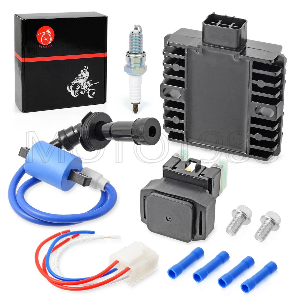 Ignition Coil Rectifier Starter Relay for Yamaha Grizzly 660 YFM660F (2002–2008)