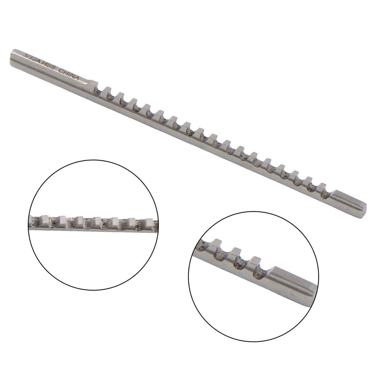 3/32" A Style Broach for Standard Keyway (Inch MM LOC 13/64"-1-1/8")