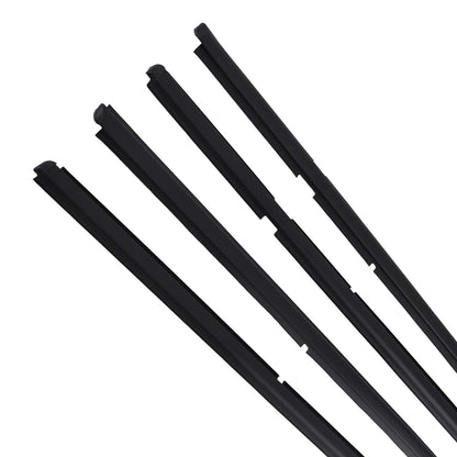 Set of 4 Door Window Weatherstrip Trim for Jeep Grand Cherokee (1999–2004)