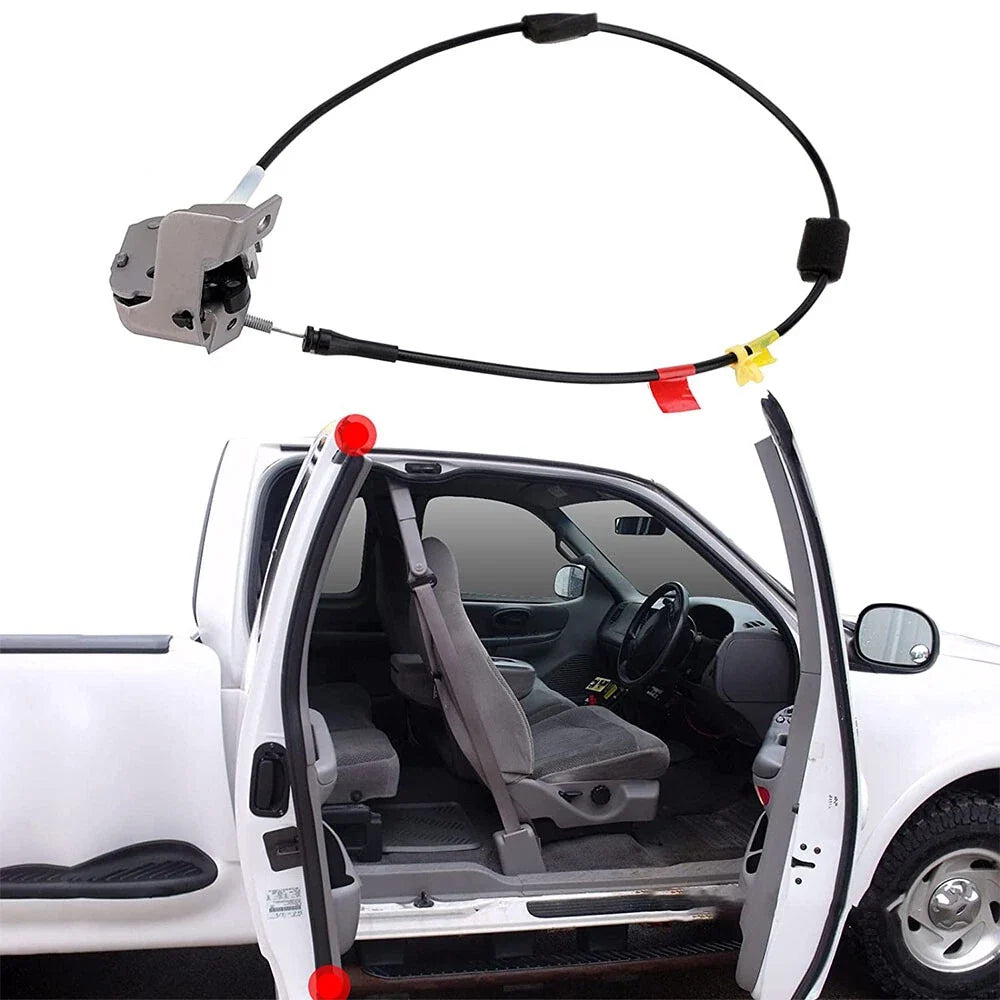 Rear Right Door Upper Latch with Cable for Ford F-150 F-250 (1997–2004)