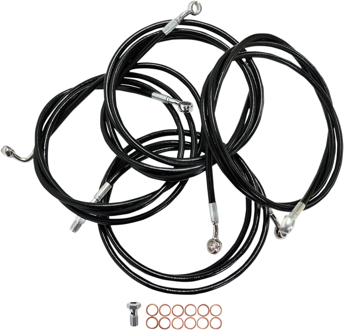 Handlebar Cable/Brake Line Kit for LA Choppers Ape Hanger (15" - 17")