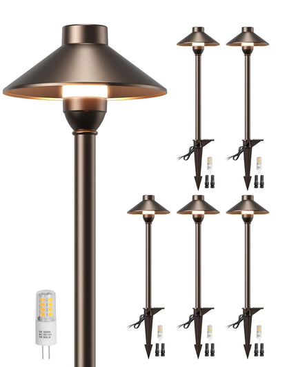 6-Pack Low Voltage Landscape Lighting for Pathway (12V)
