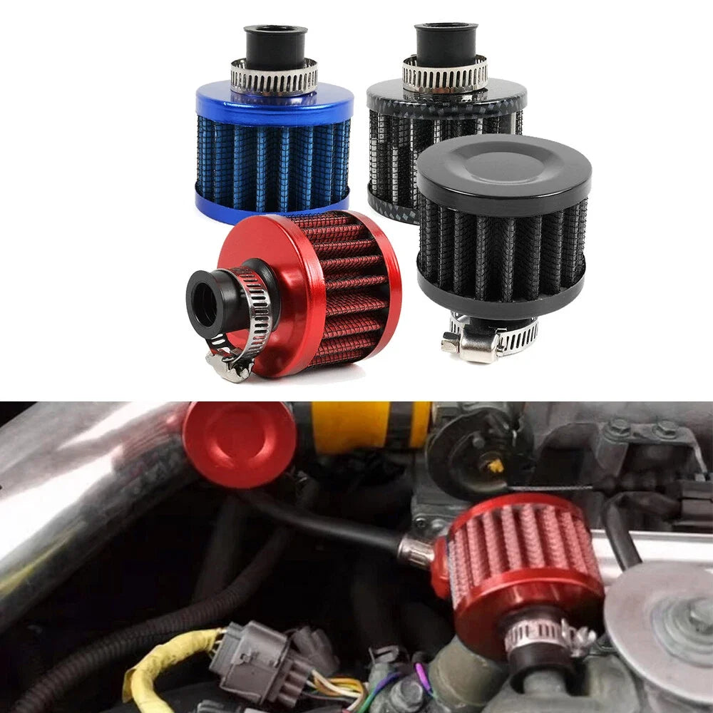 12mm Cold Air Intake Filter for Turbo Vent Crankcase Valve Cover
