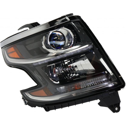 Headlight Assembly Passenger Side for Chevy Suburban 1500/Tahoe (2015–2016) LLX-GM2503405-CL360A70, GM2503405