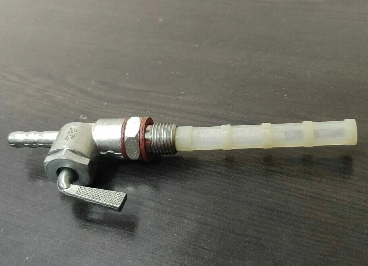 Universal Gas Petrol Fuel Tap 1/4" for Classic Motorbikes (UK)