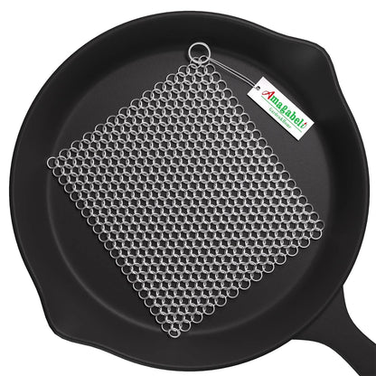 8"x6" Cast Iron Cleaner for Amagabeli