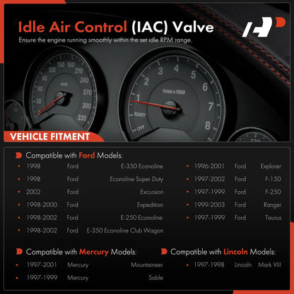 Idle Air Control Valve for Ford F-150 F-250 Explorer Taurus (1997–2002)