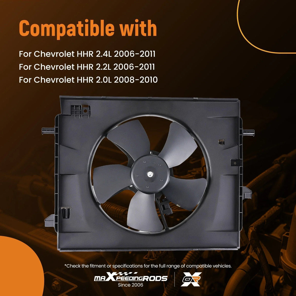 Electric Radiator Cooling Fan for Chevrolet HHR (2008–2010)