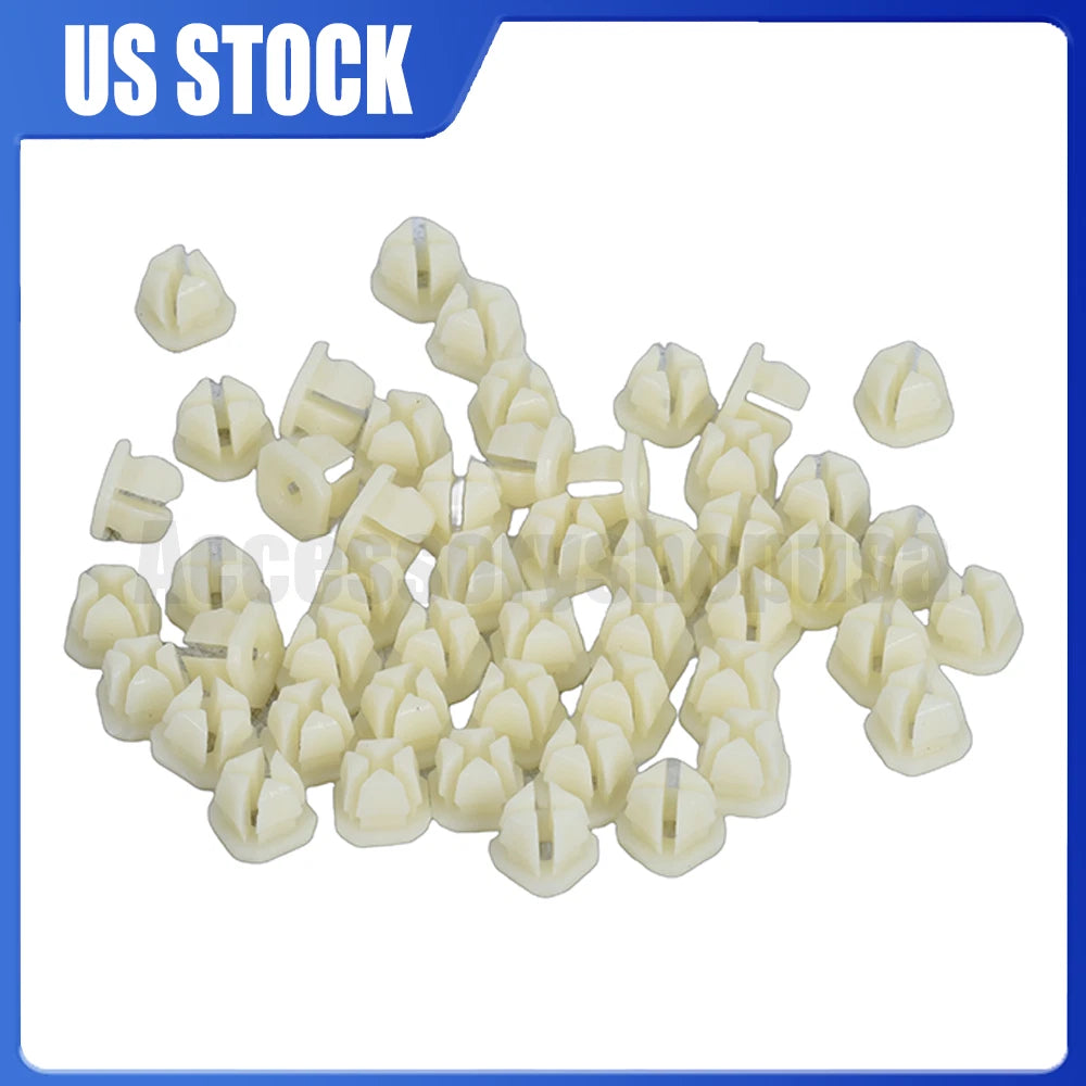 50PCS Trim Screw Nuts for Chevy Truck (3919773, 347347, PAS1574, PAS-1574)