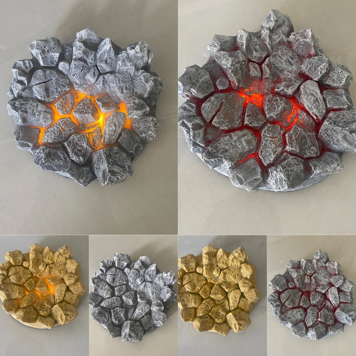 LED Light Scene Battle Platform Magma Base for Action Figure 3 Kinds