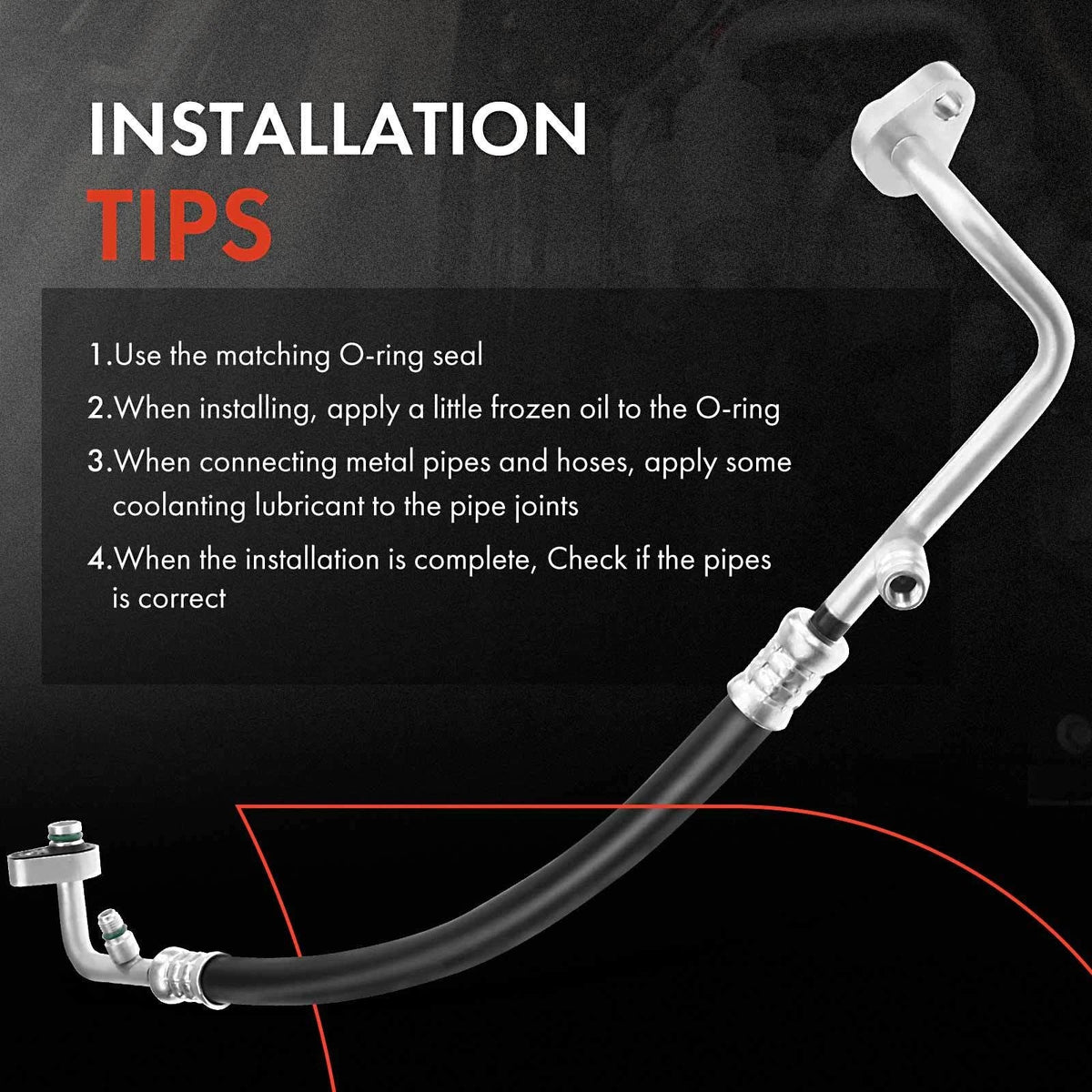A/C Suction & Discharge Line Hose Assembly for Chevrolet Malibu (2007–2010)
