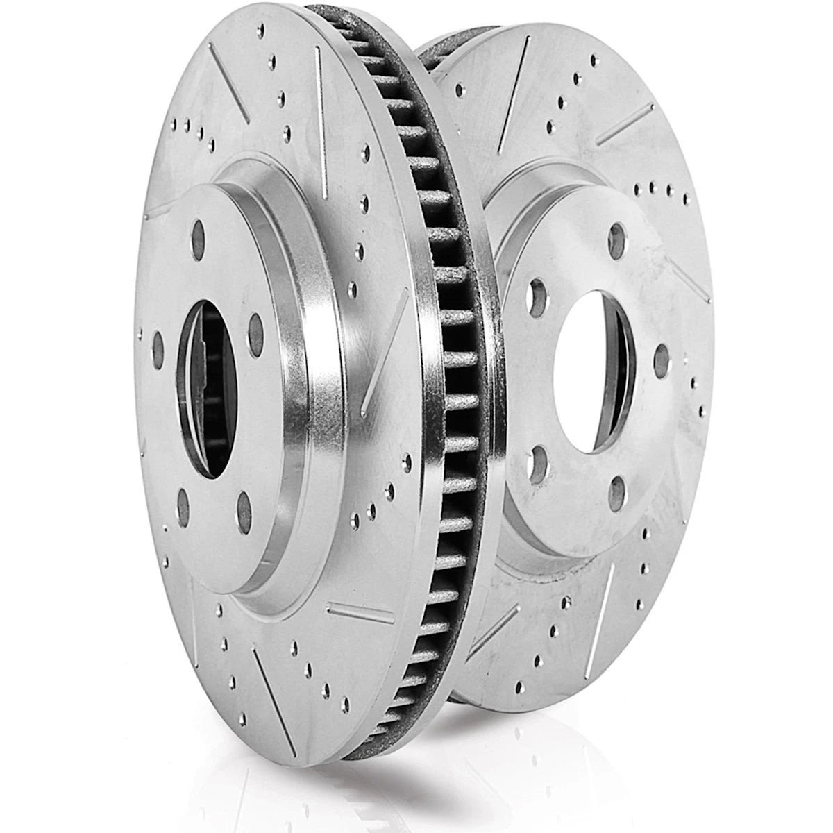 2X Powerstop Brake Discs JBR1730XPR for Acura ILX Honda Civic (2016–2022)
