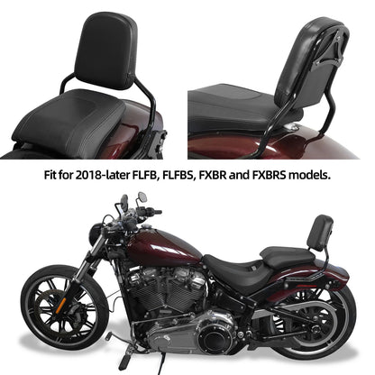 Sissy Bar Backrest Pad & Docking Hardware Kit for Harley FLFB FXBR (2018–2025)